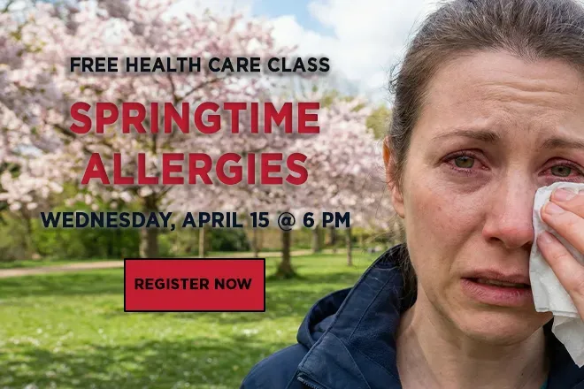 NEW HEALTH CLASS: Springtime Allergies